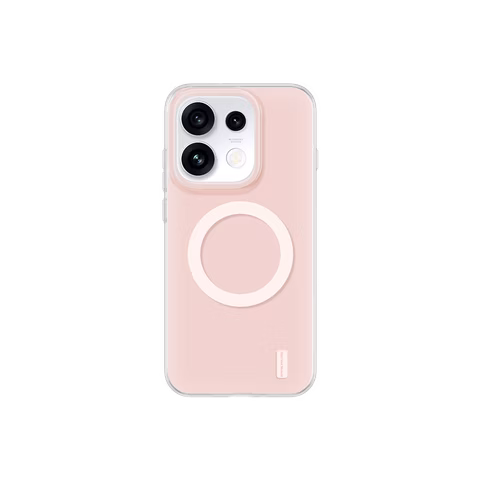 OPPO 原廠 Reno16 果凍系列磁吸保護殼 清透粉